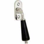 Artitec Mi Satori Tilt and turn window handle Evelyne modern porcelain black/gloss nickel