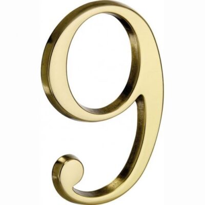 Artitec Mi Satori House number Roman 120mm-9 brass PVD