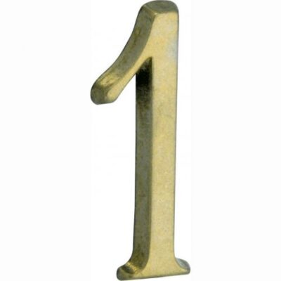 Artitec Mi Satori House number Roman 50mm-1 brass antique