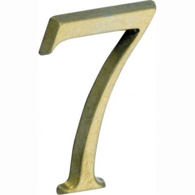 Artitec Mi Satori House number Roman 50mm-7 brass antique