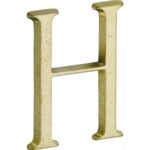 Artitec Mi Satori Houseletter Roman 50mm-H brass antique