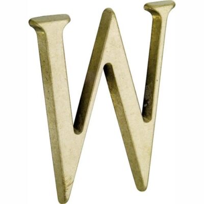 Artitec Mi Satori Houseletter Roman 50mm-W brass antique