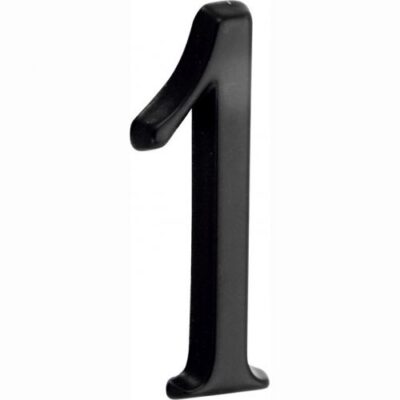 Artitec Mi Satori House number Roman 50mm-1 matt black