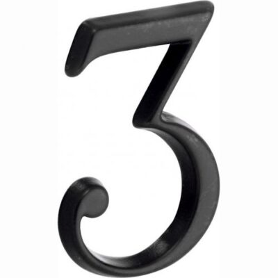 Artitec Mi Satori House number Roman 50mm-3 matt black