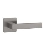 STRONG Door handles KVADRAT 1760 ultra thin 3mm graphite basalt PVD