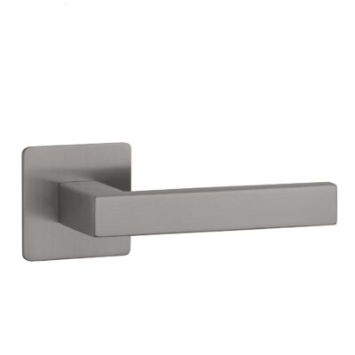 STRONG Door handles KVADRAT 1760 ultra thin 3mm graphite basalt PVD