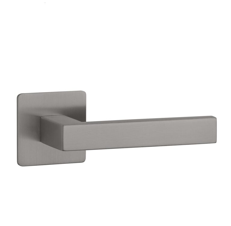 STRONG Door handles KVADRAT 1760 ultra thin 3mm graphite basalt PVD