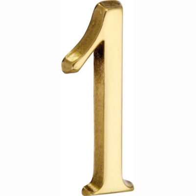 Artitec Mi Satori House number Roman 50mm-1 brass unlacquered