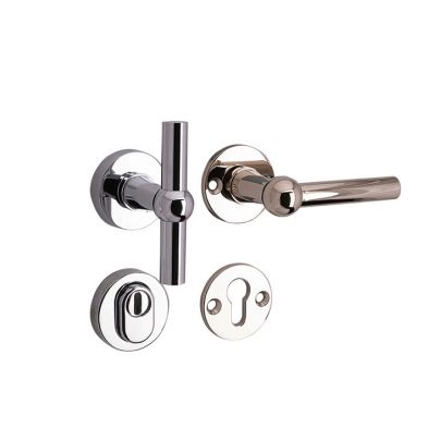 Artitec Mi Satori SKG3 knop/kruk op rozet Chemin de Fer/Elegant m/KTB glans nikkel / glans chroom