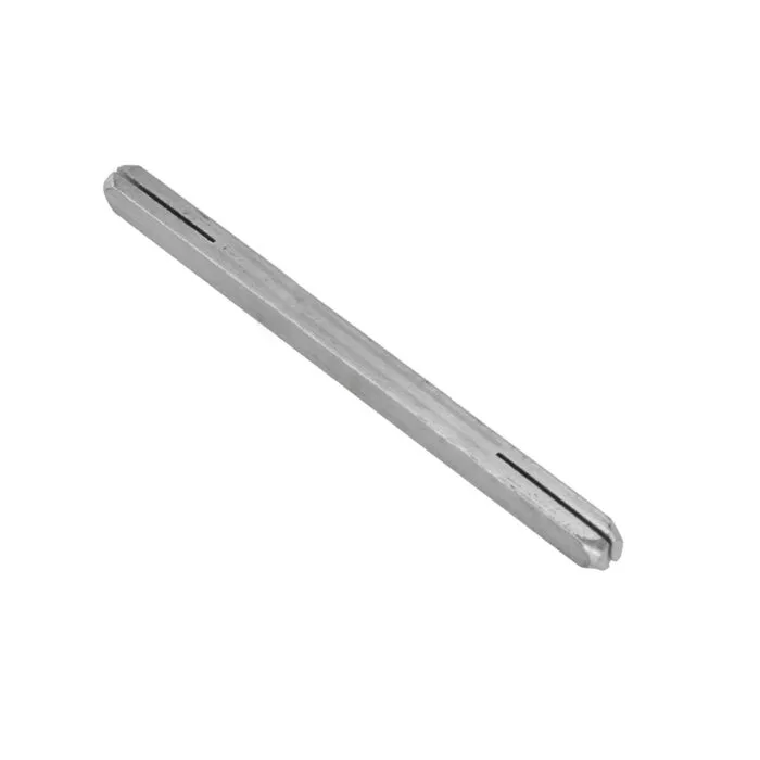 Crank pin with 2 saw cut 6x6x100mm