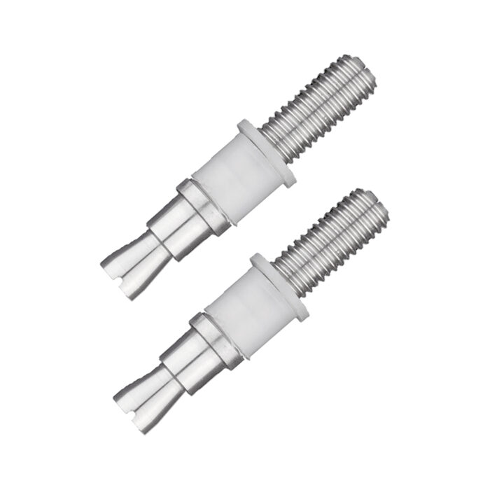 Kit de fixation pour porte vitrée m8