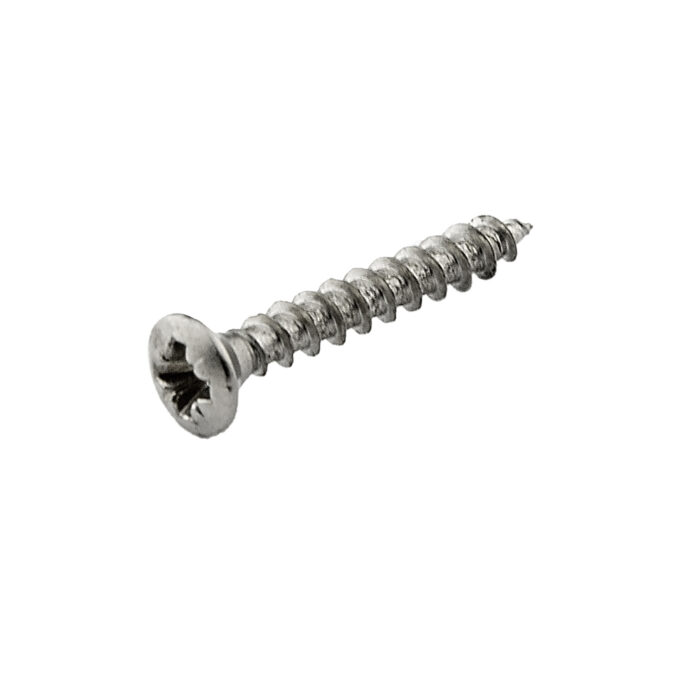 Screw Crosshead Door Handle Inox Look