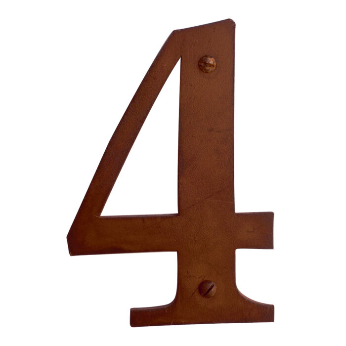 HDD Pro House Number 4 Retro Rust