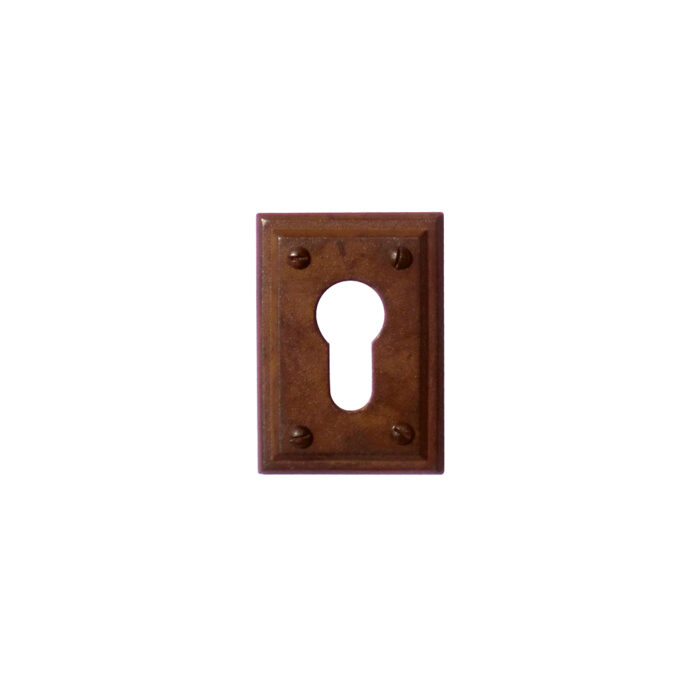 CYLINDERPLAATJE CARRE ROEST Artikelnummer: 1.161.071