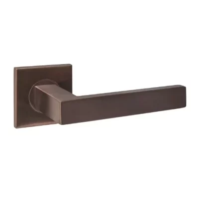 Intersteel deurkruk Q 05 op rozet 53x53x6mm PVD Brons