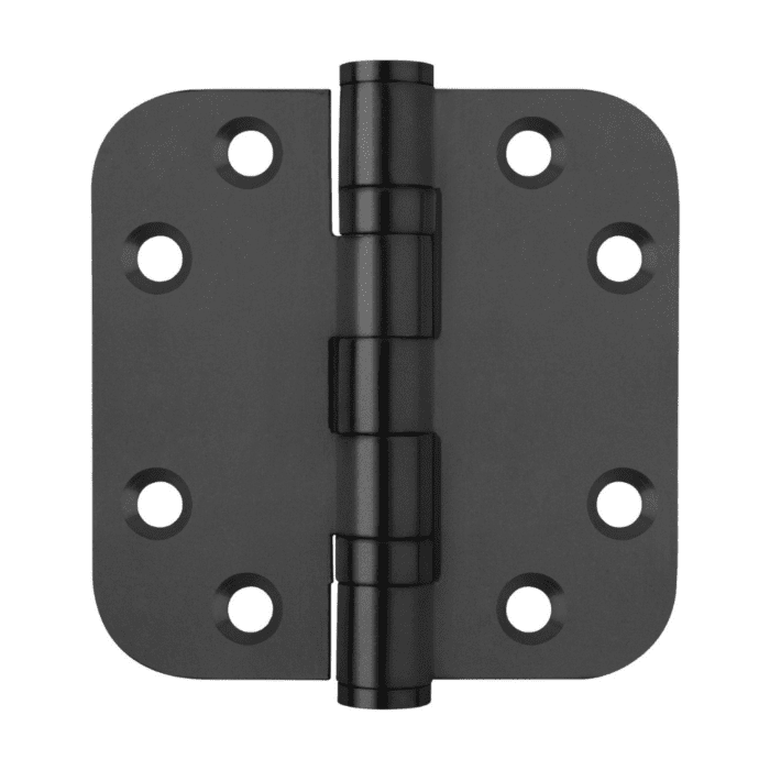 Formani Kogelliger Hinge | 76x76 | Noir | Coins arrondis lbsa7676