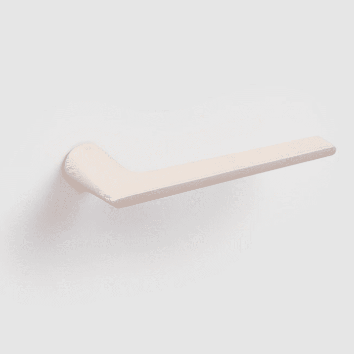 NUDA Deurkruk Lieve Maan Grijs op minimalistisch rozet