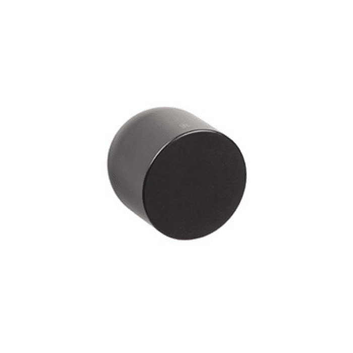 NUDA Deurknop Lui Mat Zwart op minimalistisch rozet