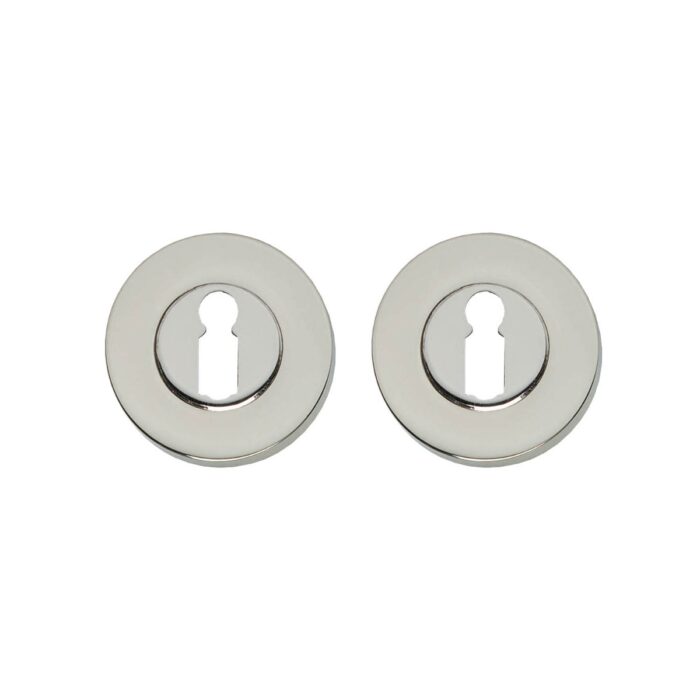 Intersteel | Rozet sleutelgat | Rond | Verdekt | Nikkel Mat