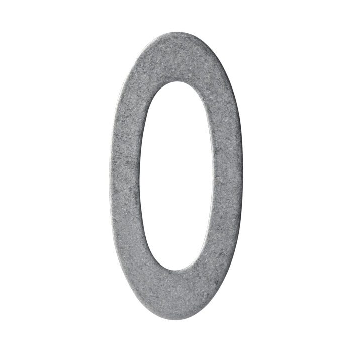 House number 0 150mm stainless steel