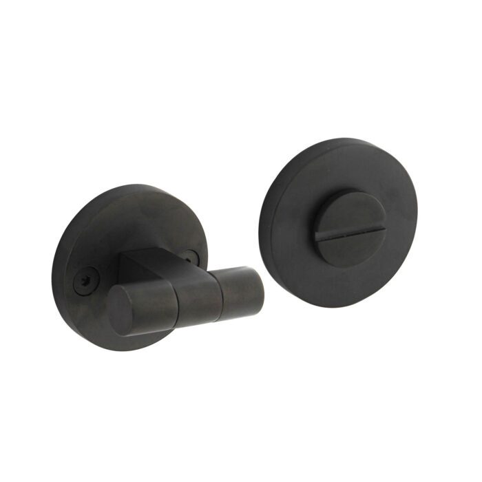 Intersteel Rosette Toilet/Bathroom Sleeping Ø55x8mm PVD Black