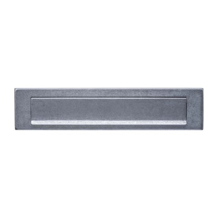 Intersteel Brievenbus met Klep/regenrand RVS Getrommeld 340 x 76mm