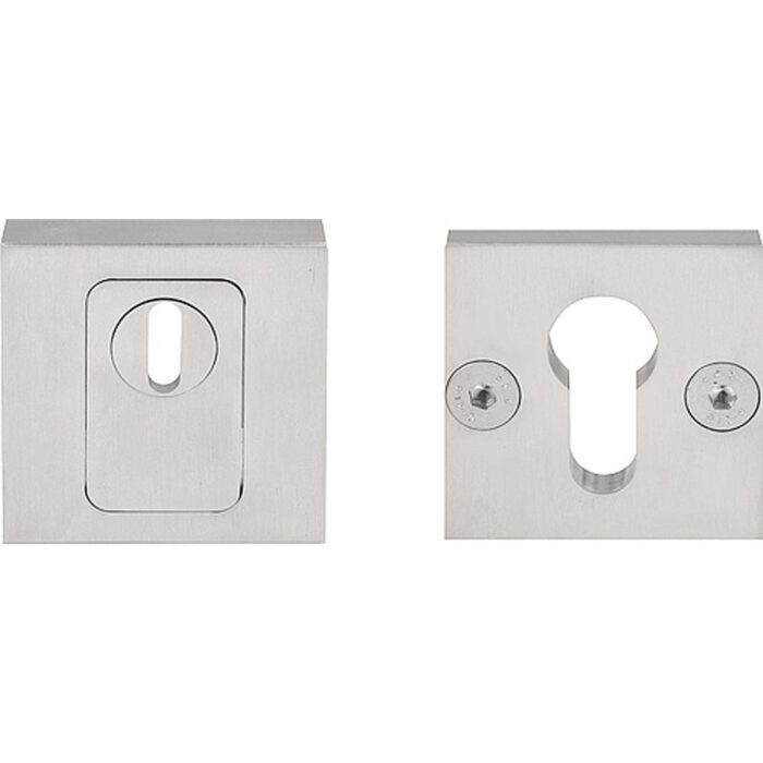 Formani | Lsqveil-kt | Rosette de cylindre de sécurité solide avec protection contre la traction du cœur | Skg *** | PVD Mat noir