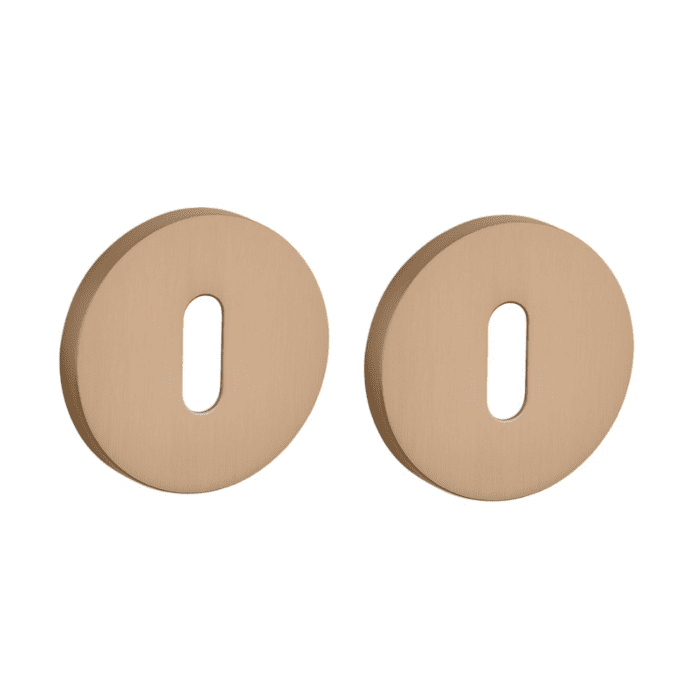 Silencieux | Rosettes clés 53x7mm | Bronze léger
