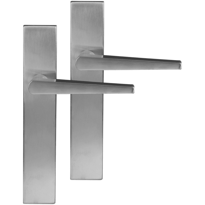 Differnz | Rotterdam deurkruk | vierkant schild | WC 63 mm | mat chroom