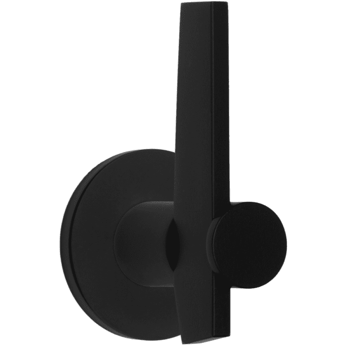 Formani | Bouton de porte d&#39;entrée BB200V Fixé sur la rosette | noir mat
