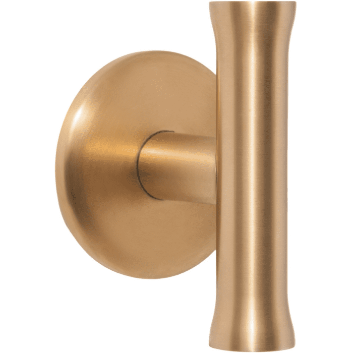 Formani | Bouton de porte d&#39;entrée EV200V Fixé sur la rosette | PVD Mat Gold