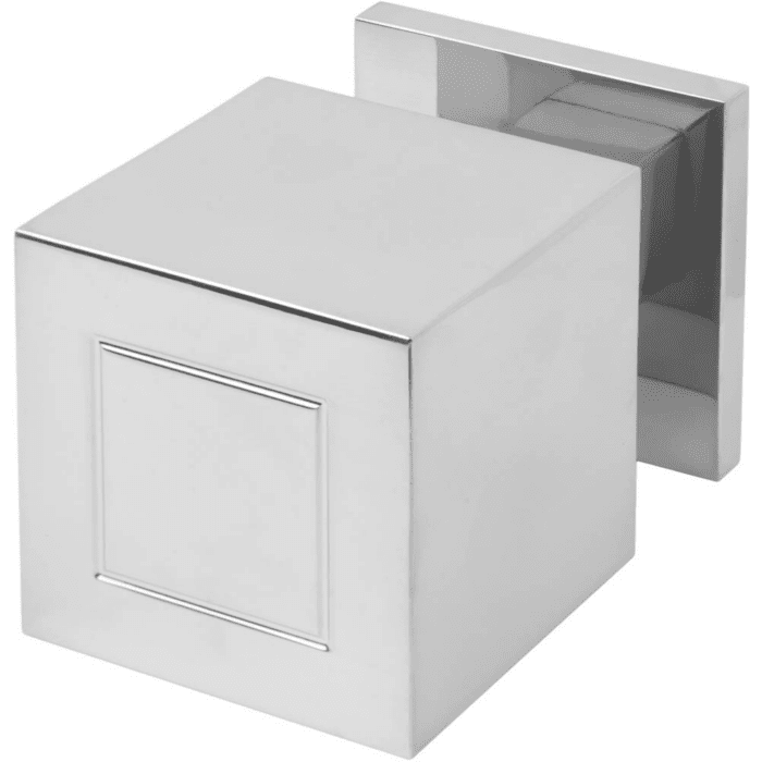 Formani | Bouton de porte d&#39;entrée JB200V Fixé sur la rosette | Acier inoxydable