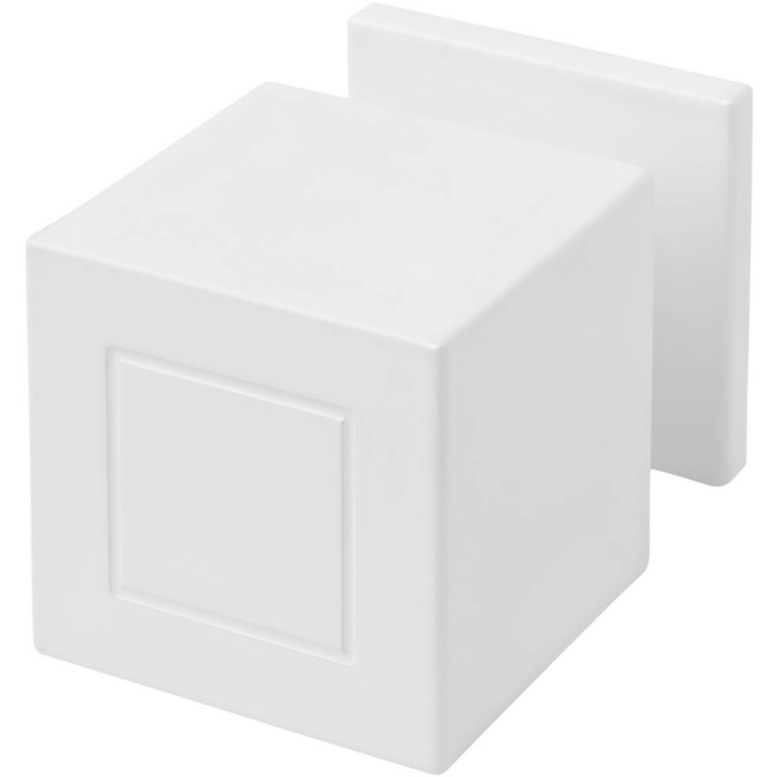 Formani | Bouton de porte d&#39;entrée JB200V Fixé sur la rosette | Blanc