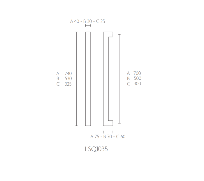 Formani | LSQ1035C NP | Deurgreep | mat zwart
