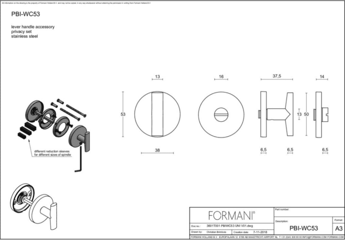 FORMANI | toiletgarnituur PVD licht brons | Piet Boon | INC | PBIWC53