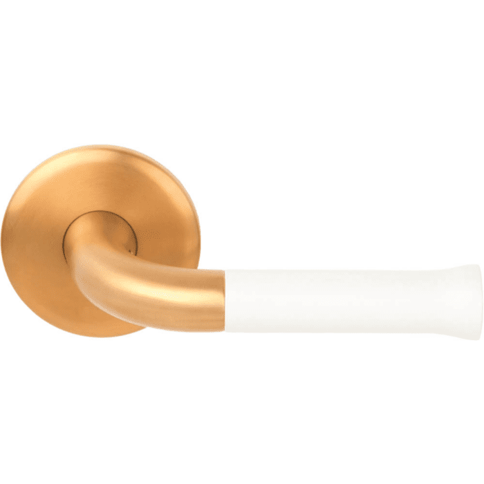 Formani | Tabouret de porte Edward van Vliet | EV101 / 64 | Mat PVD Gold / blanc